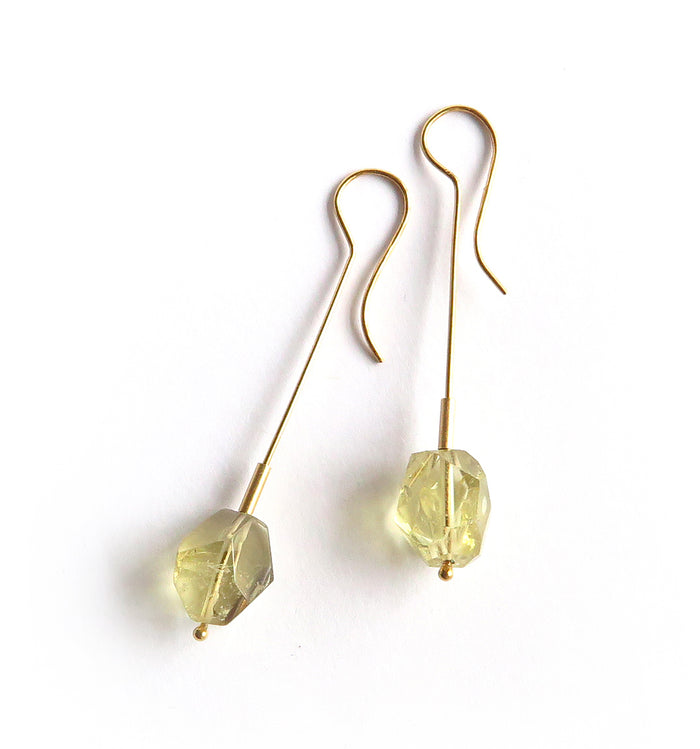 Citrine Stick Earrings