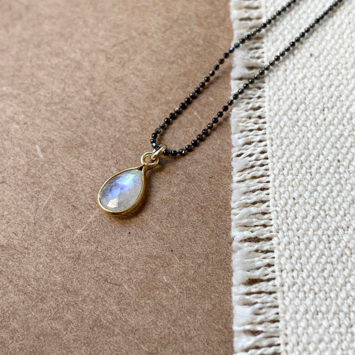 Rainbow Moonstone Necklace