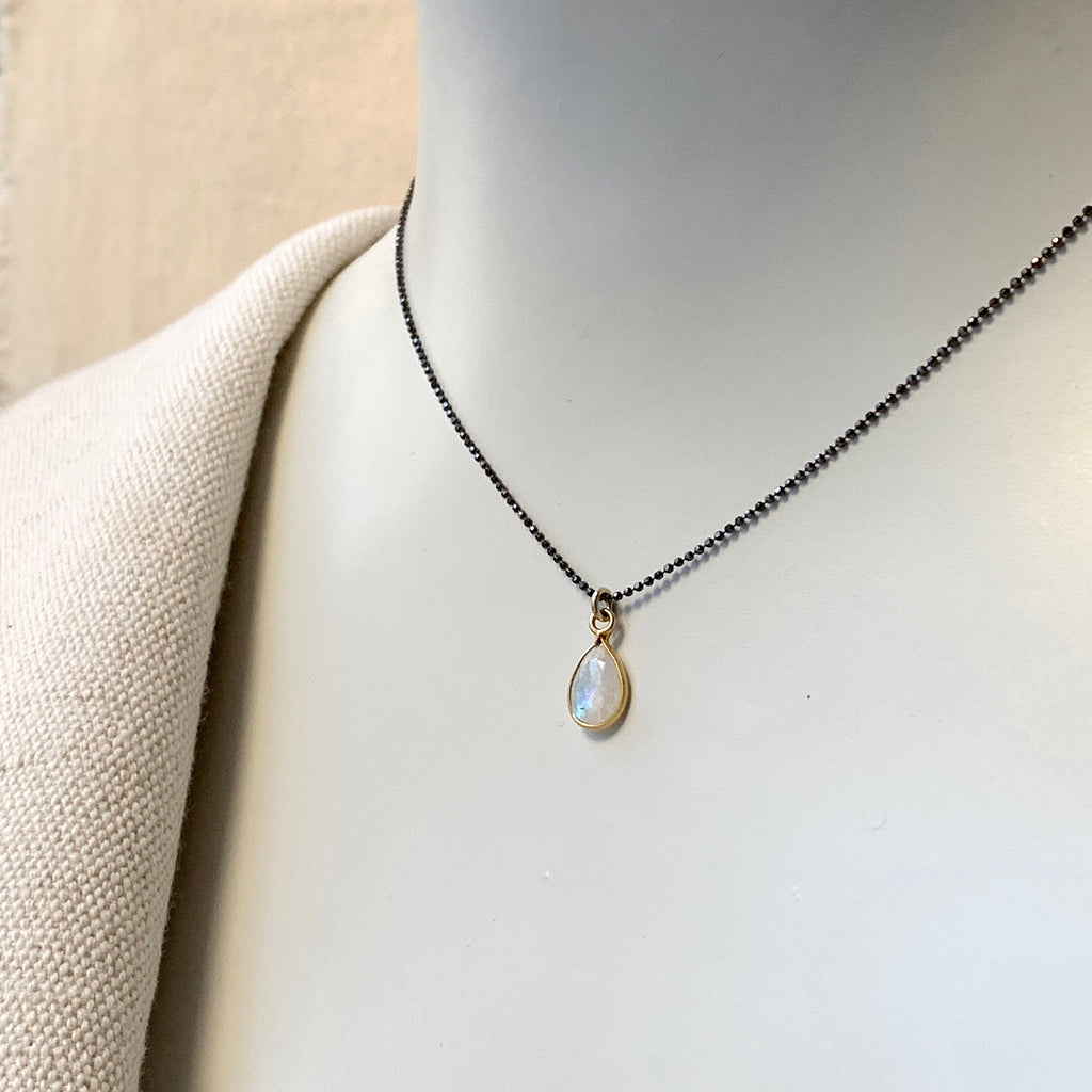 Rainbow Moonstone Necklace